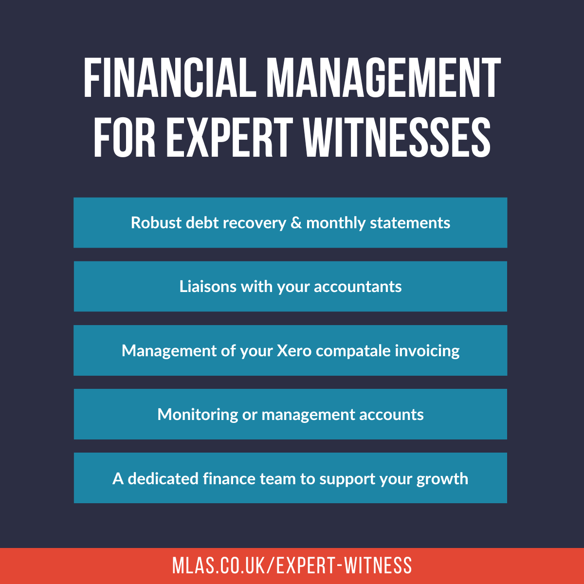 MedLegalAdmin's tweet photo. As an Expert Witness, your cases and reports should take priority, so why are you managing your finances at the same time? 

Leverage our experience and specialist teams to your advantage. Speak with us today to get started on your journey with MLAS 👉 https://t.co/pLOoYySL46 https://t.co/U1QZai1ehp