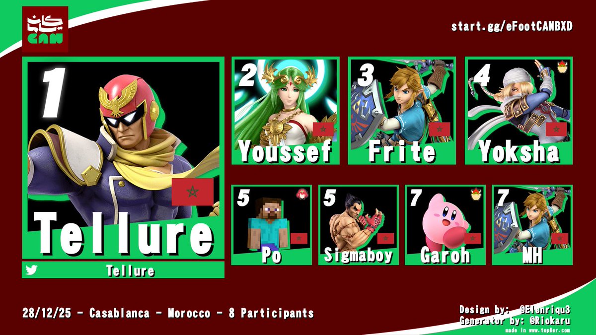 ELMaghrebi Smash Bros League tweet media