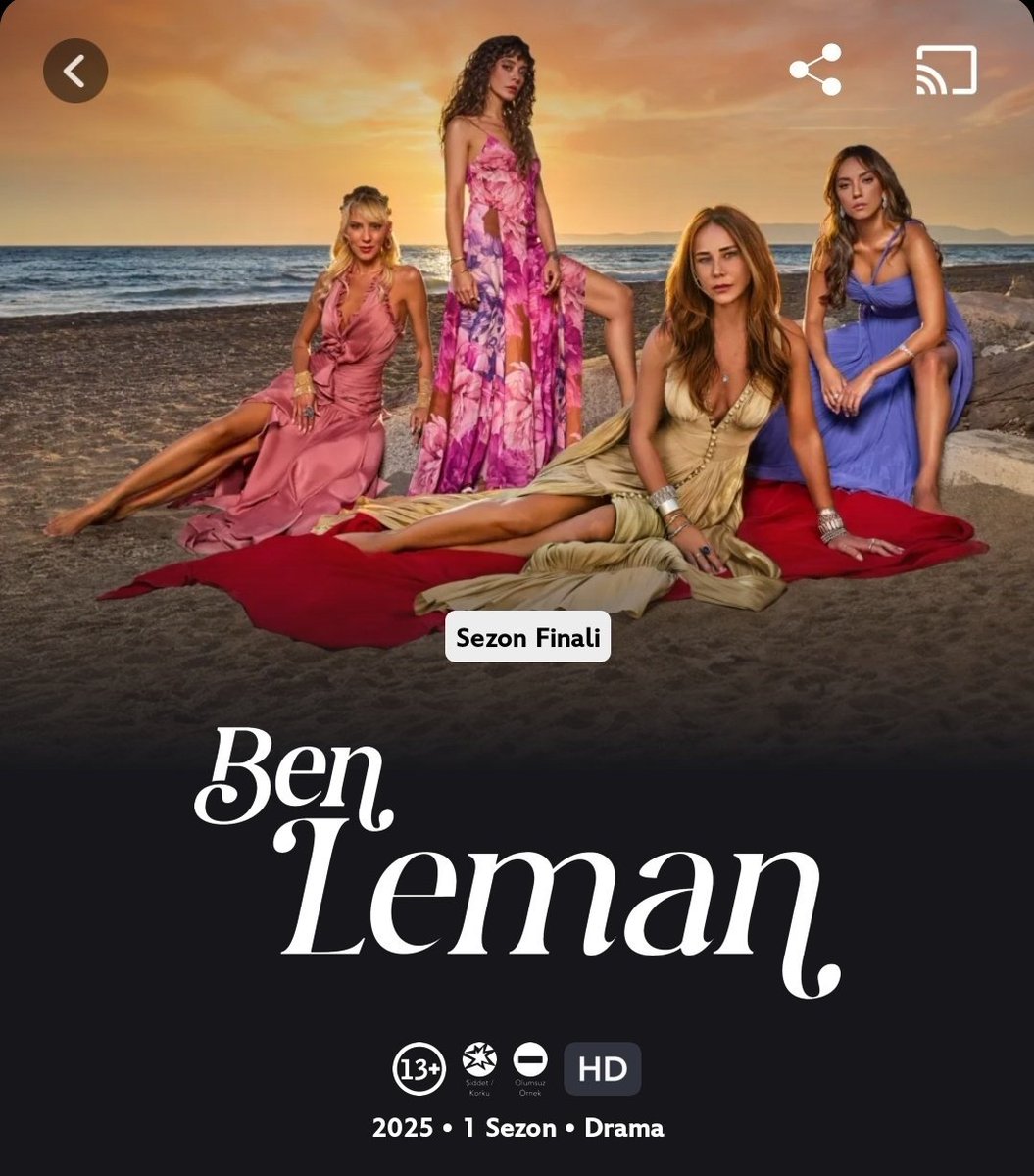 #BenLeman Disney Plus'a "SEZON FİNALİ olarak eklenmiş. Haydi hayırlısı diyelim. 😍