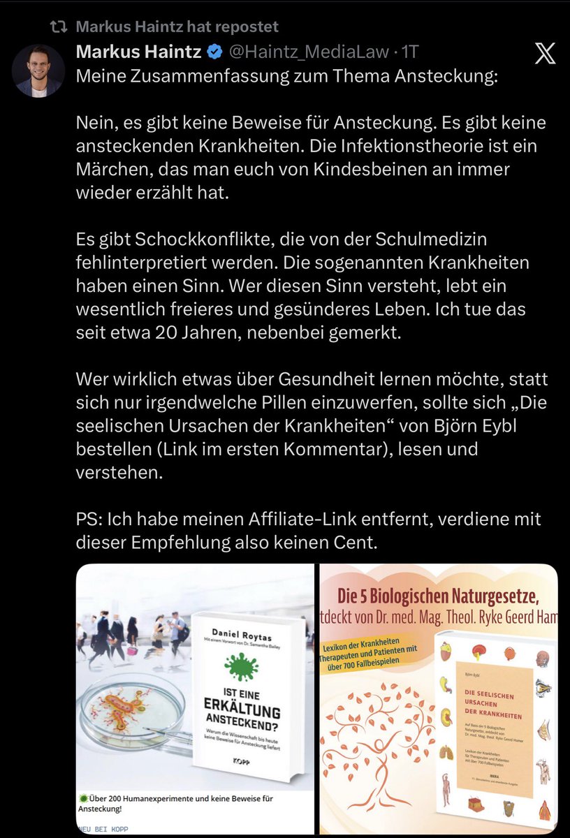 raoul_doge's tweet photo. Jetzt ist es wohl passiert und @Haintz_MediaLaw hat die letzten wohl halbwegs funktionierenden Synapsen abrauchen lassen.
Demnächst wohl bald Heilpraktiker Haintz, die Bauschaum-Kanzlei scheint nichts mehr abzuwerfen.
Easy Top5 der dümmsten Takes in 2025. #querdepp https://t.co/17S90aPuSq
