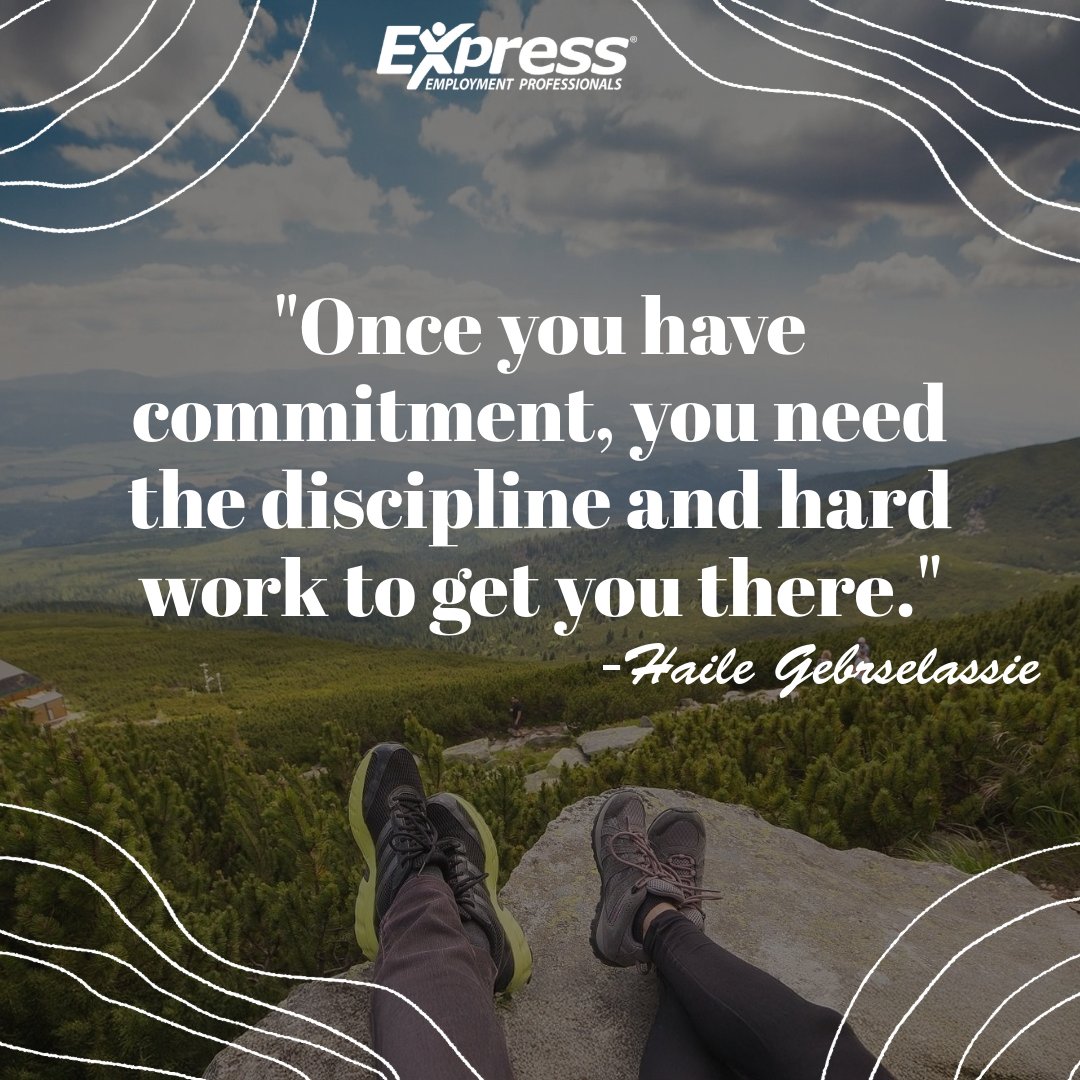 ButteExpressPro's tweet image. Commitment sets the course—discipline and hard work carry you to the finish line.

#MotivationMonday #ExpressPros