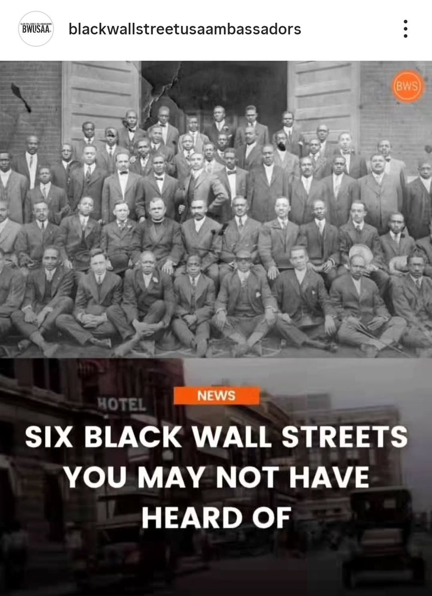 BlackWallStreetUSAAmbassadors tweet media