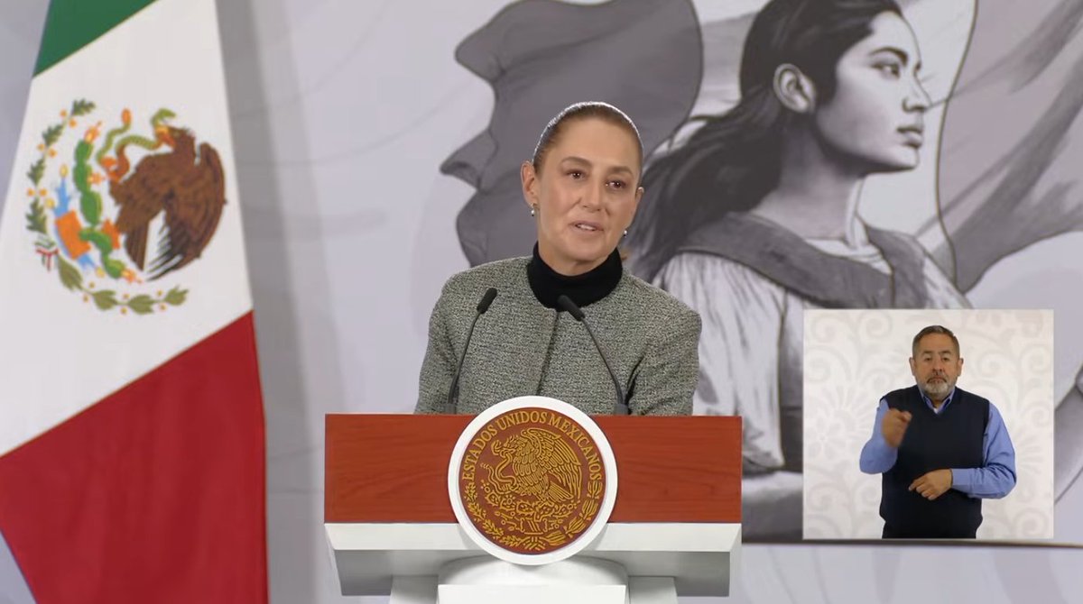 PixelMedia4_0's tweet photo. Durante su conferencia matutina de este lunes, la presidenta de México, Claudia Sheinbaum Pardo, anunció un nuevo cambio dentro de su gabinete, incorporando a Miguel Torruco Garza, a la Subsecretaría de Prevención de las Violencias de la @SSPCMexico en lugar de Esthela Damián. https://t.co/ekALXg63H6