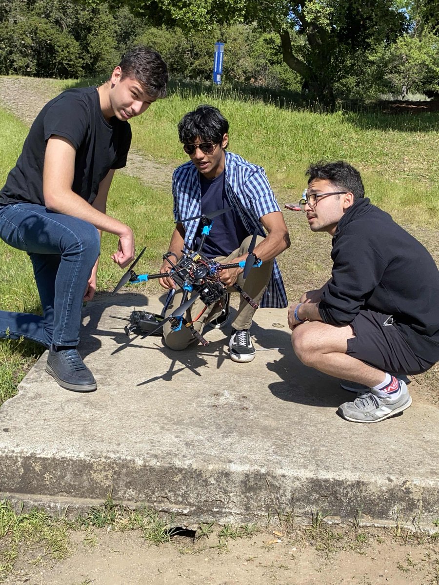 stanfordrobotx's tweet photo. Meet the Stanford UAV team building on-campus aerial delivery → https://t.co/1KoNGptEFF

This year we deployed an autonomous multirotor for closed-loop delivery missions at Lake Lag and scaled to a 40-member team.

Next: fixed-wing platforms for long-endurance autonomous flight. https://t.co/ZJ107kwiSB