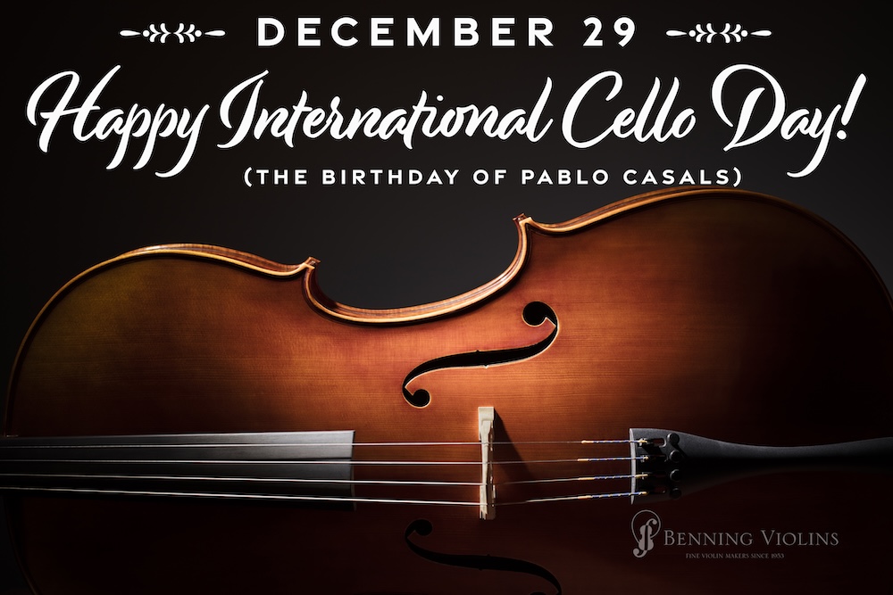 BenningViolins's tweet image. Today is International Cello Day, celebrated on the birthday of preeminent cellist Pablo Casals. Violinist Fritz Kreisler said Casals was "the greatest musician ever to draw a bow." How are you going to celebrate the day?

#cello #cellist #internationalcelloday #pablocasals