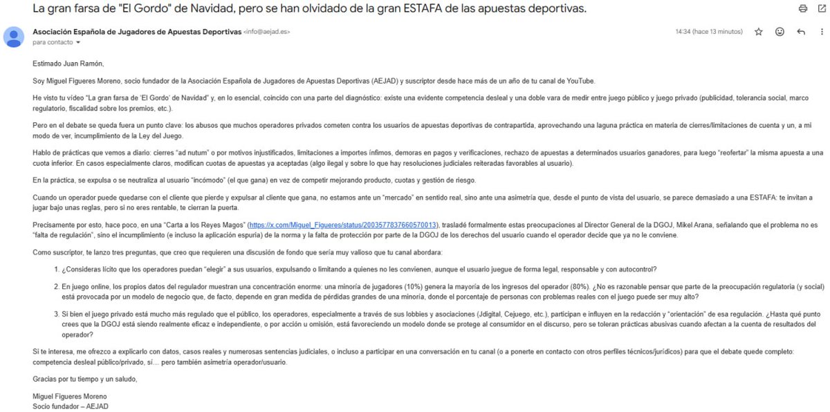 Asoc. Española de Jugadores de Apuestas Deportivas tweet media
