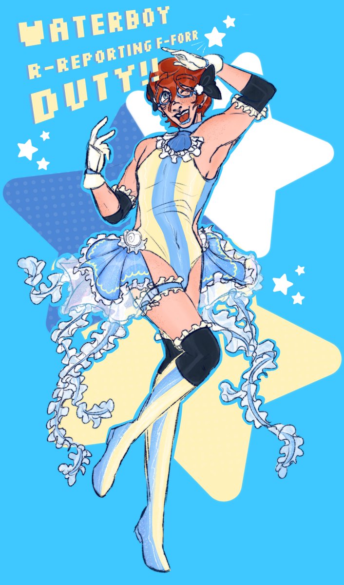 _ScoutSurge_'s tweet image. MAGICAL GIRL WATERBOY!! ^0^
#dispatch #waterboy