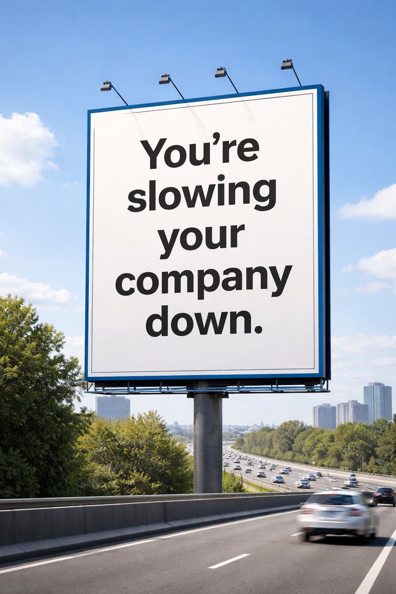If you’re making every decision, you’re slowing your company down.

Early on, being the decision-maker is a superpower.
You move fast. Nothing gets stuck.
Everyone comes to you.

But somewhere around 15–30 employees, that strength quietly becomes the biggest bottleneck in the