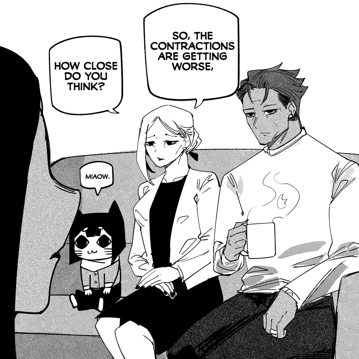 NeitheYAGI's tweet image. My wife is giving birth? (1/2)