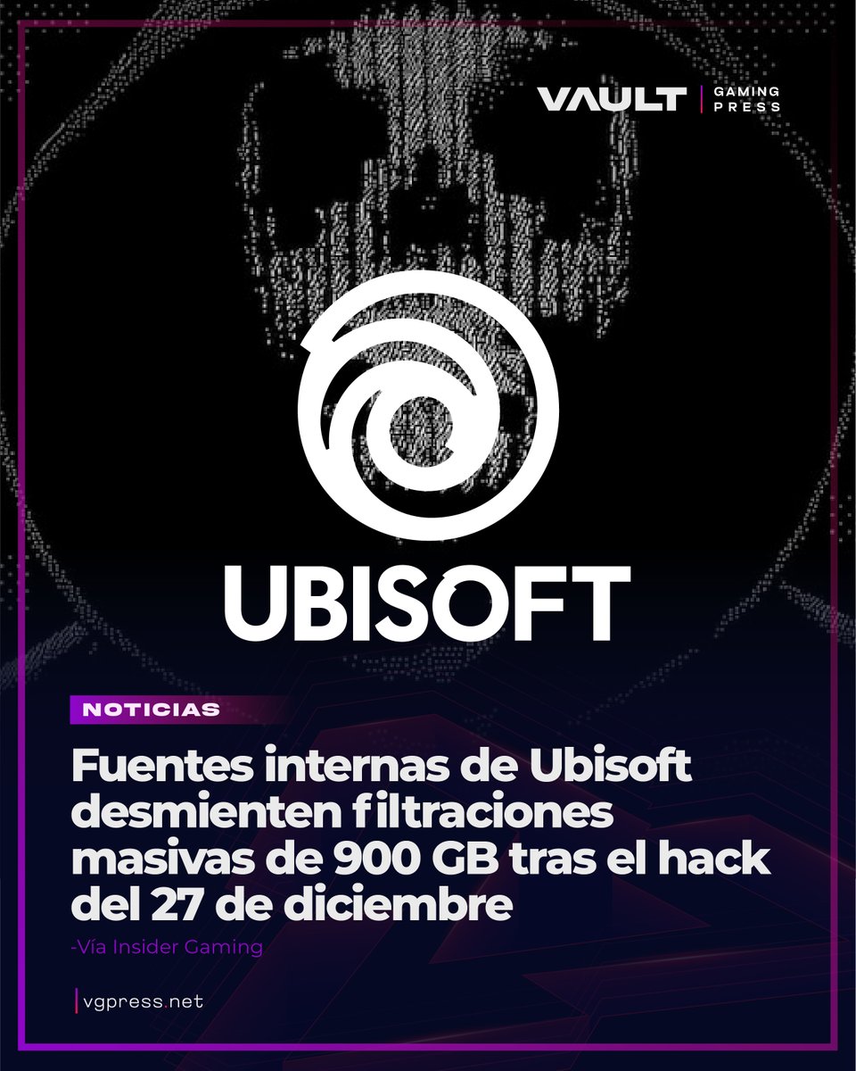 vaultgamingp's tweet photo. 💥 Ubisoft hackeado: hackers regalan $339 billones en R6 Siege
🛑 Servidores caídos 24h + rollback total
❌ 900 GB de código fuente? Puro humo sin pruebas
🔍 Fuentes internas: "exagerado por clout"
📂 Fugas reales: Scout + Far Cry Talisker (menores)
✅ Servers YA online, sin bans a jugadores

¿Hack o show? 👉 Detalles justo abajo

#Ubisoft  #R6Siege