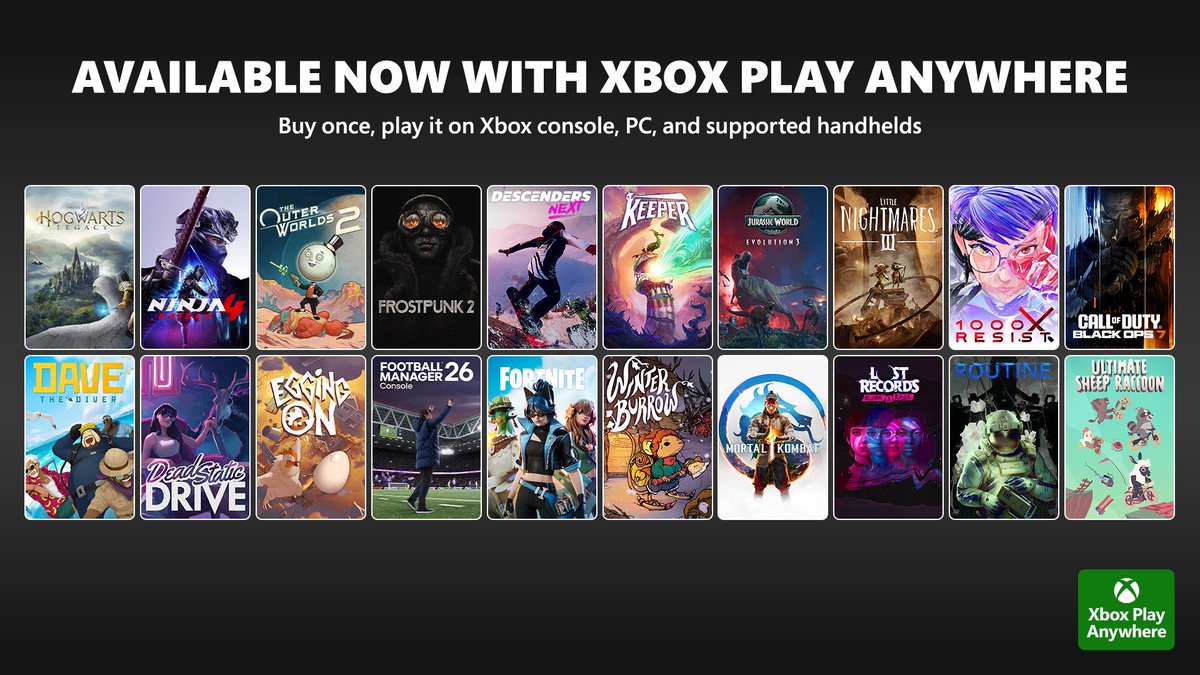 Xbox's tweet image. Take the fun with you anywhere 🎮 

Jump in now: xbx.lv/4sgR62x