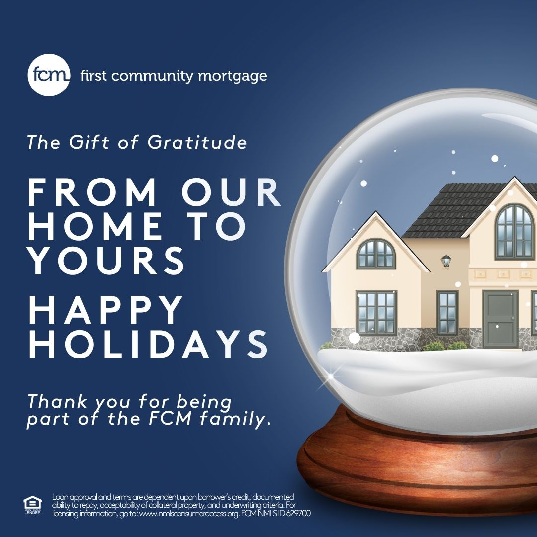 TToddsimon's tweet image. From our home to yours-wishing you joy, peace, and gratitude this holiday season! Thank you for being part of the FCM family. Here's to a wonderful year ahead! firstcommunitymortgage.com/ttoddsimon