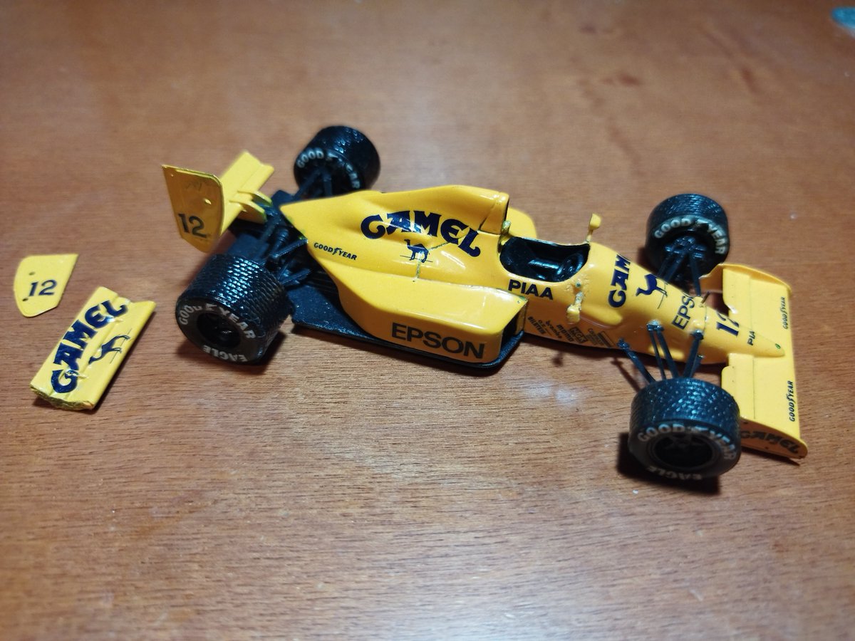 タメオの1/43メタルキット ロータス101 オーストラリア #中島悟 仕様