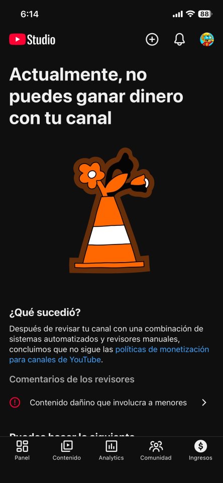 My YouTube channel was wrongly demonetized for “harmful content involving minors.” My gaming content follows all YouTube policies, and many channels have faced the same error. This channel is my main source of income for my family and team. <a href="/TeamYouTube/">TeamYouTube</a>, review my channel fairly.