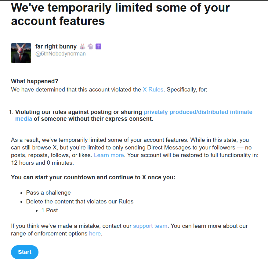 Sadiq_Kunt's tweet photo. Twitter police don't understand things much do they. who on earth reported this nonsense, it is not an actual part of a real person.
@wokeandwoofing @rickygervais https://t.co/vznoSG17Eg