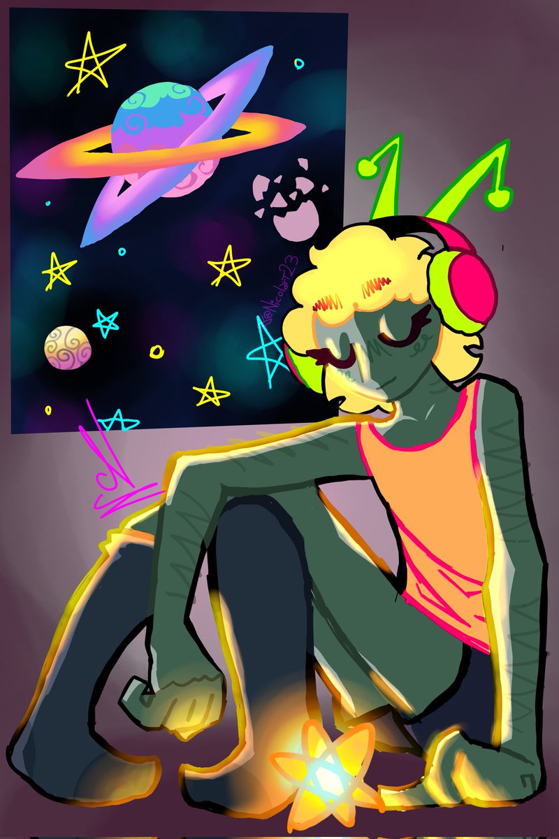 I was bored #digitalart #ocartist