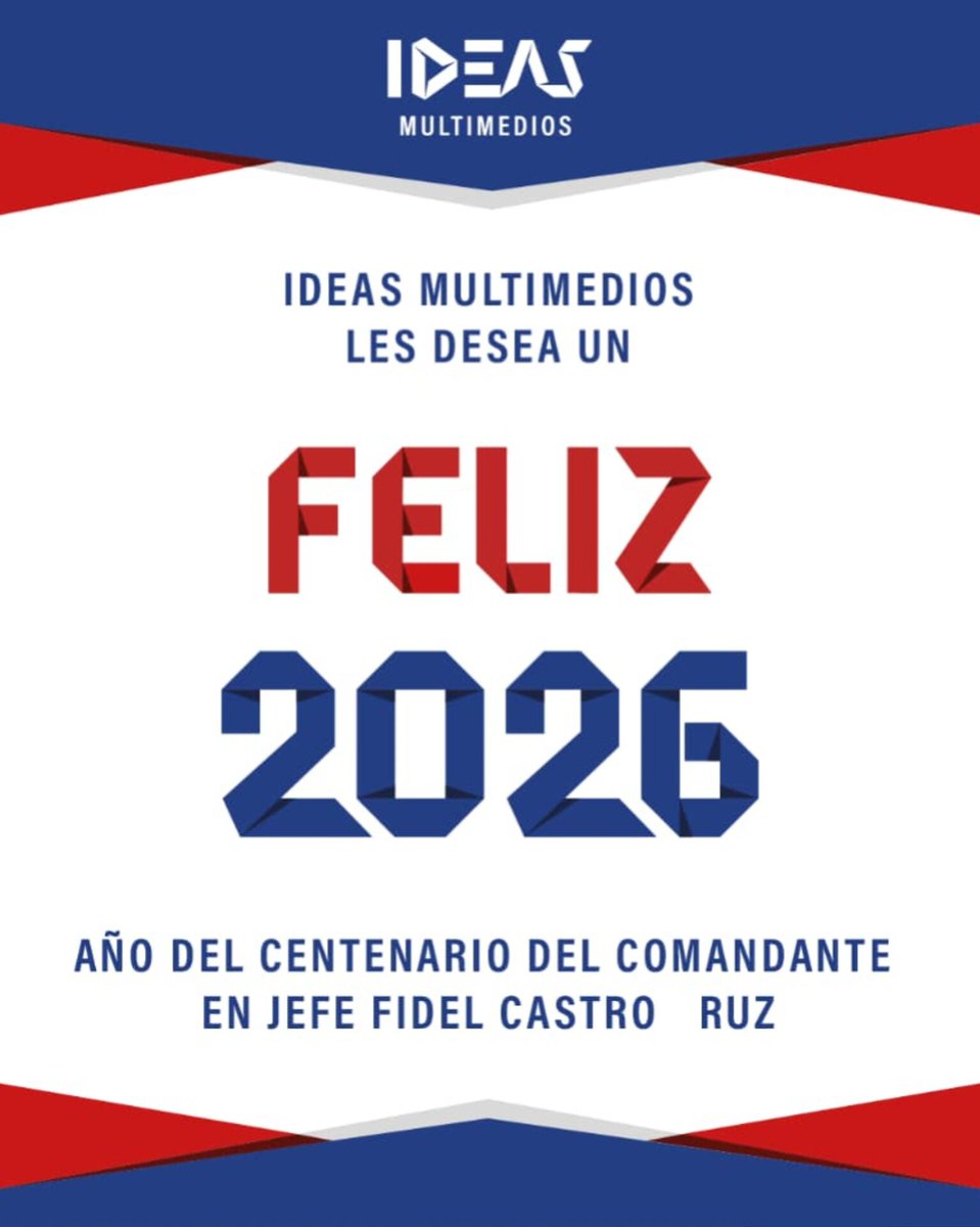 Nuestro equipo, medios de comunicación y programas de televisión les desean un Feliz 2026.
