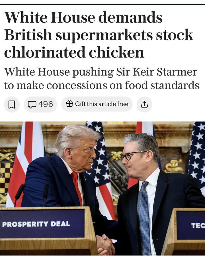 alanferrier's tweet photo. When your Chicken Tikka Masala tastes a bit municipal swimming pool, you'll know it's the taste of #Brexit freedom. https://t.co/ljGSf8Pkzk