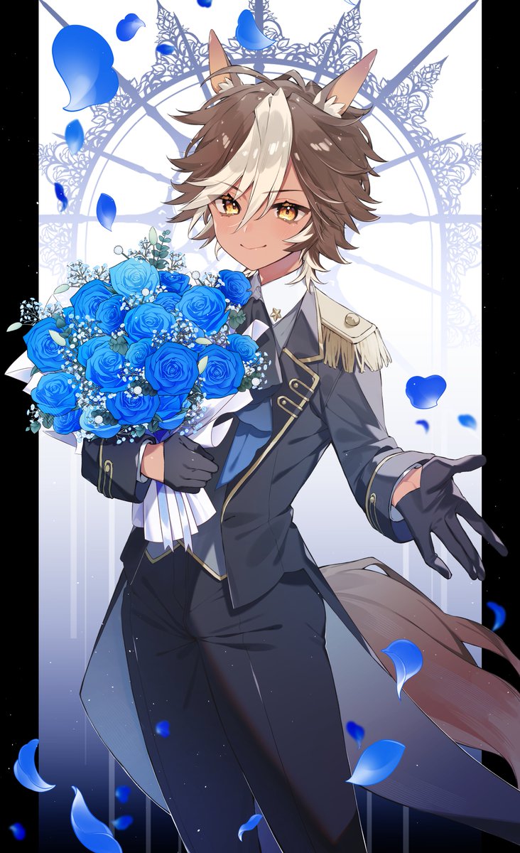 UmariTomoe's tweet image. It's an honor to be by your side. Please allow me to protect you until the very end!

🎨: @/ef_20200211