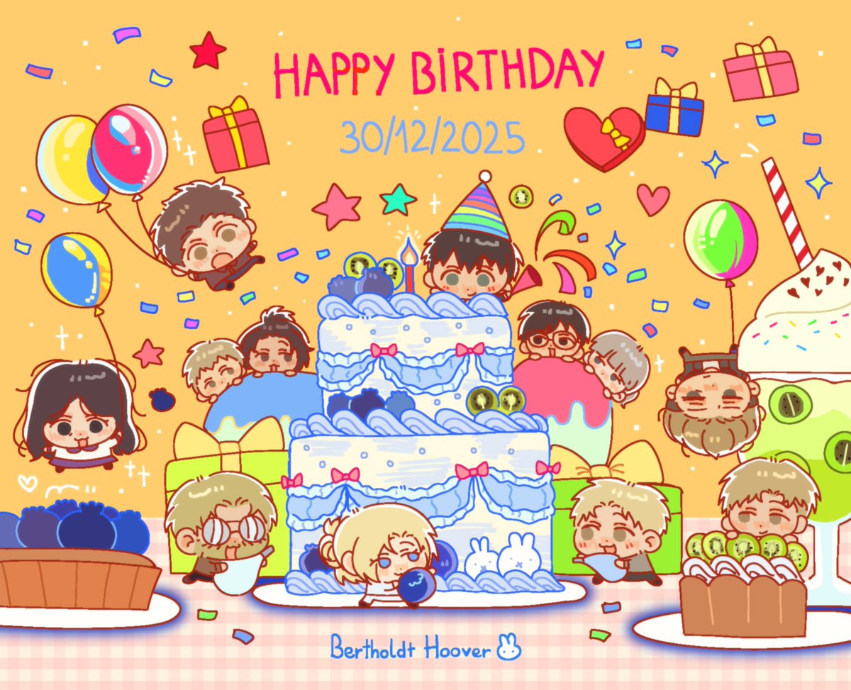 HenrrBJ's tweet image. Hpd to Bertholdt Hoover 🎂🎉
#ベルトルト・フーバー生誕祭2025
#ベルトルト生誕祭2025