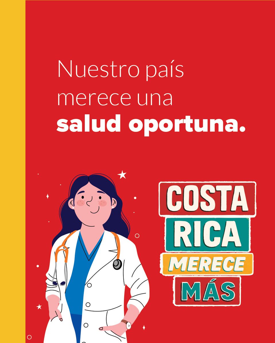 Nos comprometemos a reducir las listas de espera fortaleciendo la gestión hospitalaria, el talento humano, la atención primaria y el uso inteligente de la tecnología, sin privatizar ni debilitar la CCSS. La atención oportuna es clave para la dignidad y salva vidas. #FabiánSolano