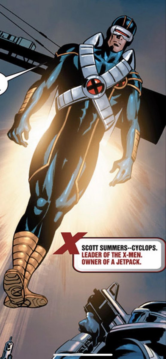 And he owns a jet pack