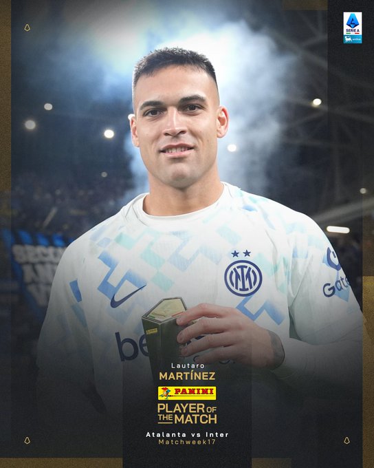 Gli MVP di:

Pisa-Inter
Inter-Como
Genoa-Inter
Atalanta-Inter