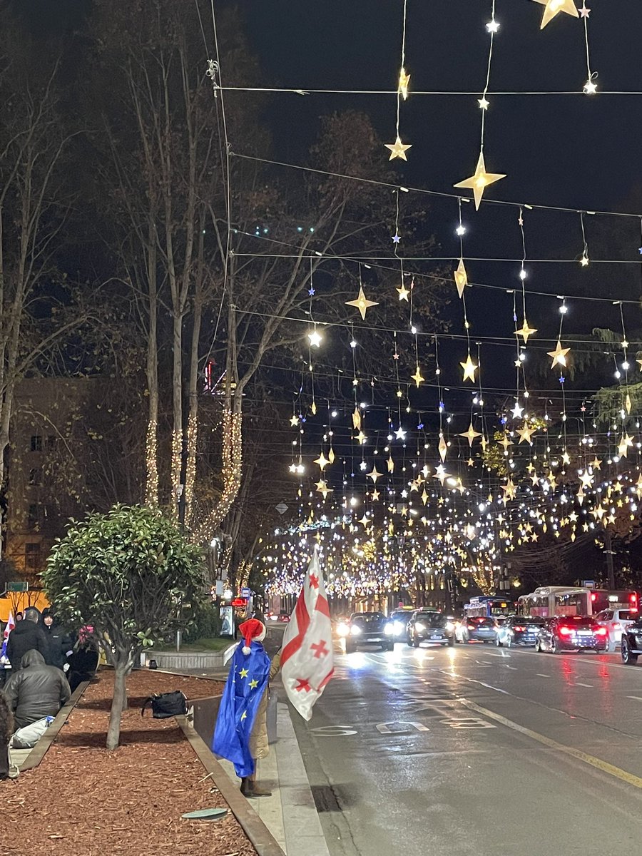 alexkavtaradze_'s tweet image. New Year is approaching. Freedom-loving Georgians continue to fight for freedom and justice on daily basis. We will fight for as long as it takes. This regime will be defeated, Russia will be defeated. We shall overcome!