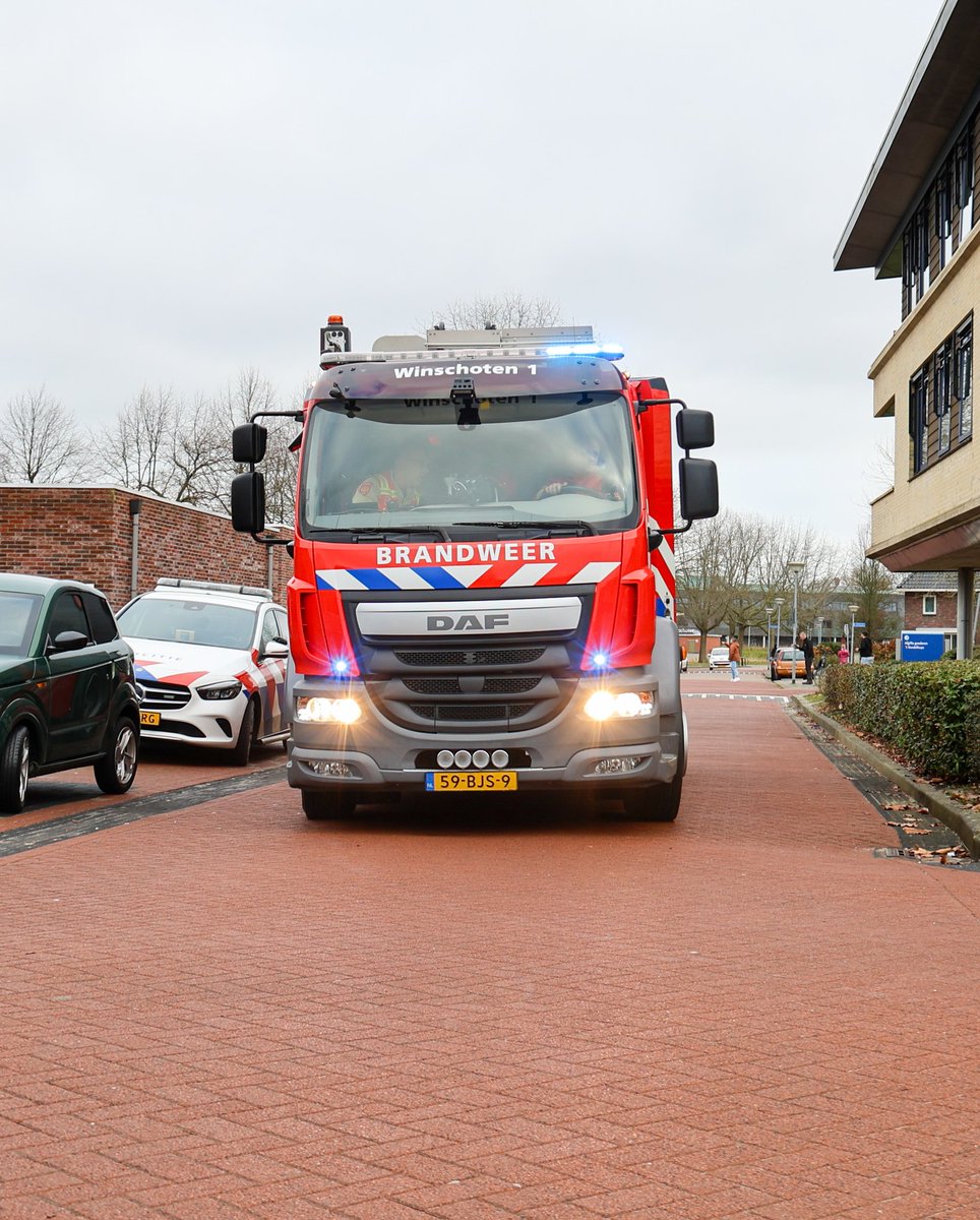 Brandweerinzet bij Vondelhuys Winschoten