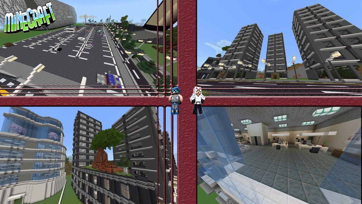 Mostrando los avances de la ciudad minecraft Semana 6 youtu.be/7OE7NdaQXrg?si… a través de <a href="/YouTube/">YouTube</a>