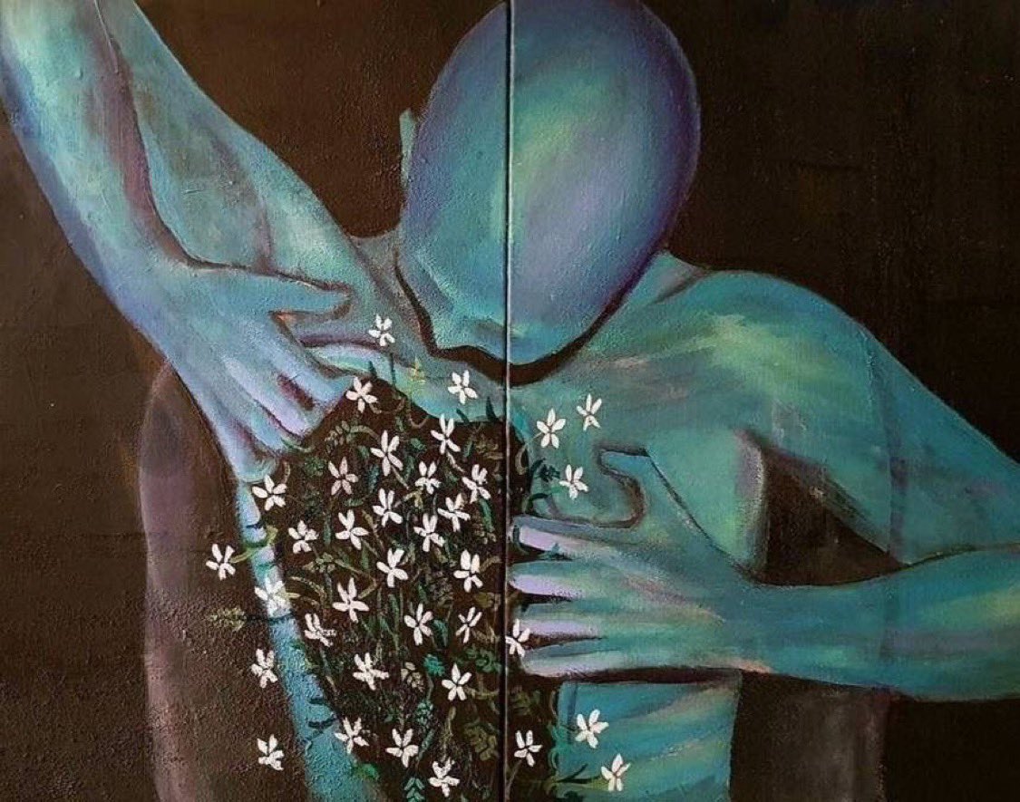 أنا لولاي أحبش ماجعلت من الضلوع أغصان
ولا علقّت عشّش في حشاي وقلت : عِش فيني !