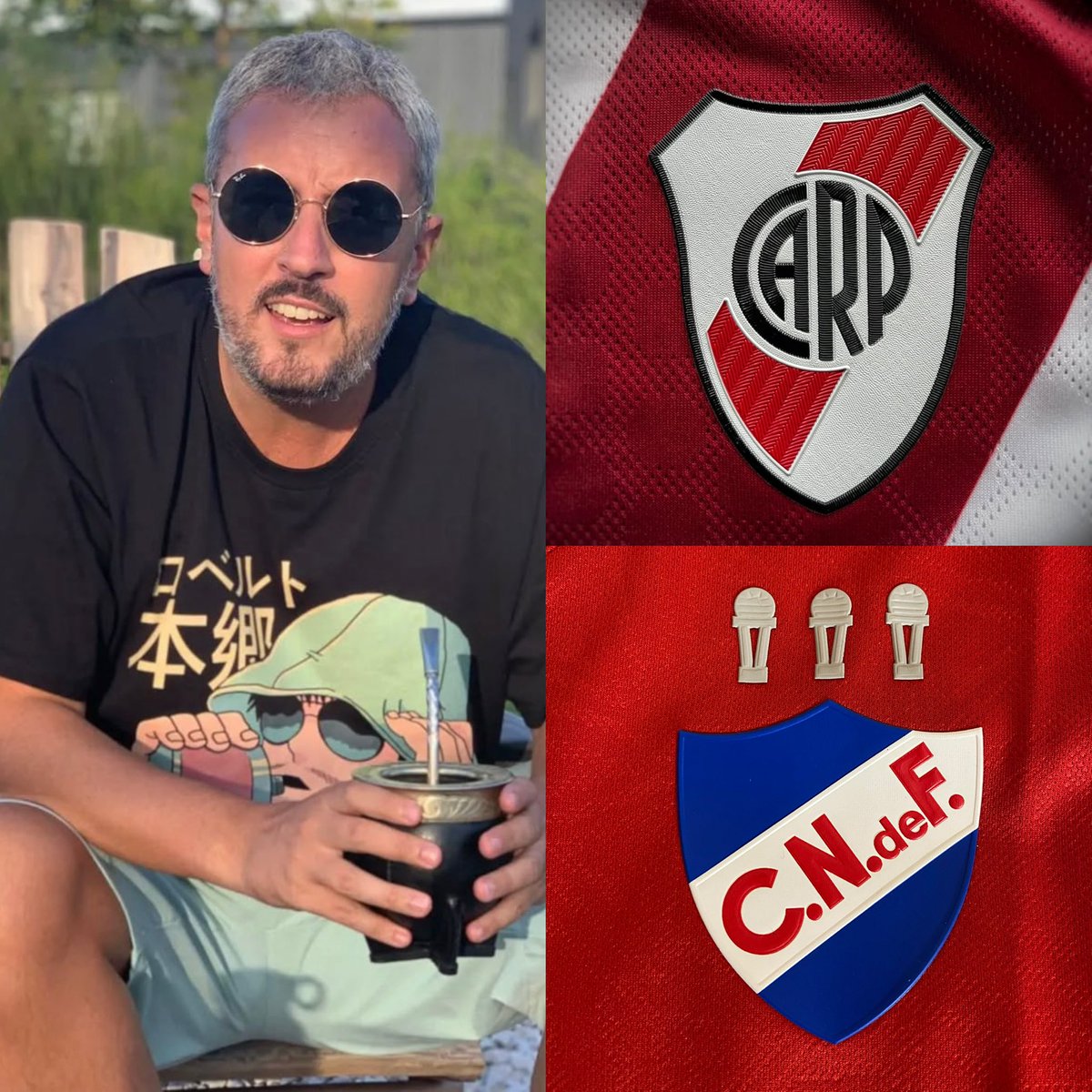🔥💣 NACIONAL ES MÁS GRANDE QUE RIVER 

“El Bolso tiene 3 Intercontinentales, más títulos y ningún descenso. Y en un país de 3 millones, el 60% es hincha del cuadro tricolor. No resiste análisis. River es muy grande. Nacional es gigante” - Pablo Carrozza
