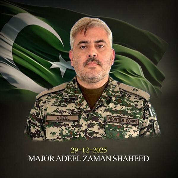NISHANEHAIDER's tweet photo. Another Day - Another Son - 29 December 2025
* Maj Adeel Zaman Shaheed
#126L/C #29S #177W BS #Bajour #OnlySon #SonOfRetiredPoliceOfficer #RO Dera Ismail Khan https://t.co/0IT27QS2mI