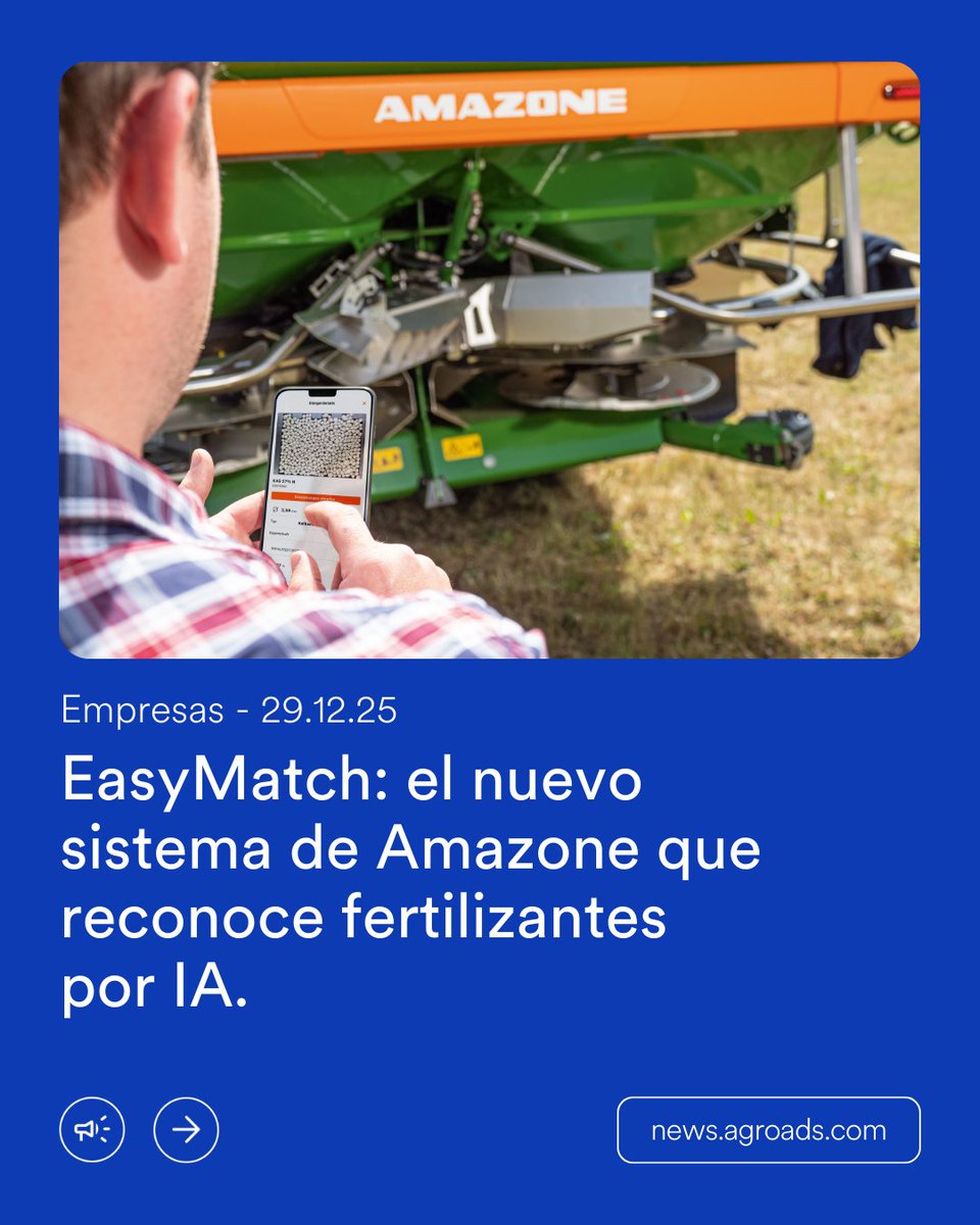 Agroads's tweet image. Nueva nota de Agroads News.
Entrá y leé la nota completa.
bit.ly/4qykTSL

#AgroadsNews #Agroads #NoticiasAgro #AgroArgentina #CampoArgentino #ActualidadAgro #AgroDigital #InfoAgro
