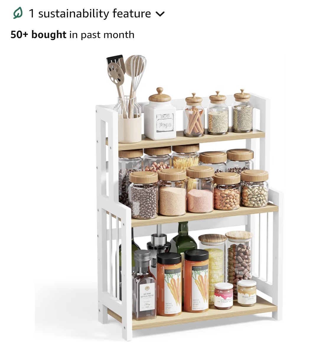 I'm going to make a good merch display using what shouldn't be used for that: spice rack