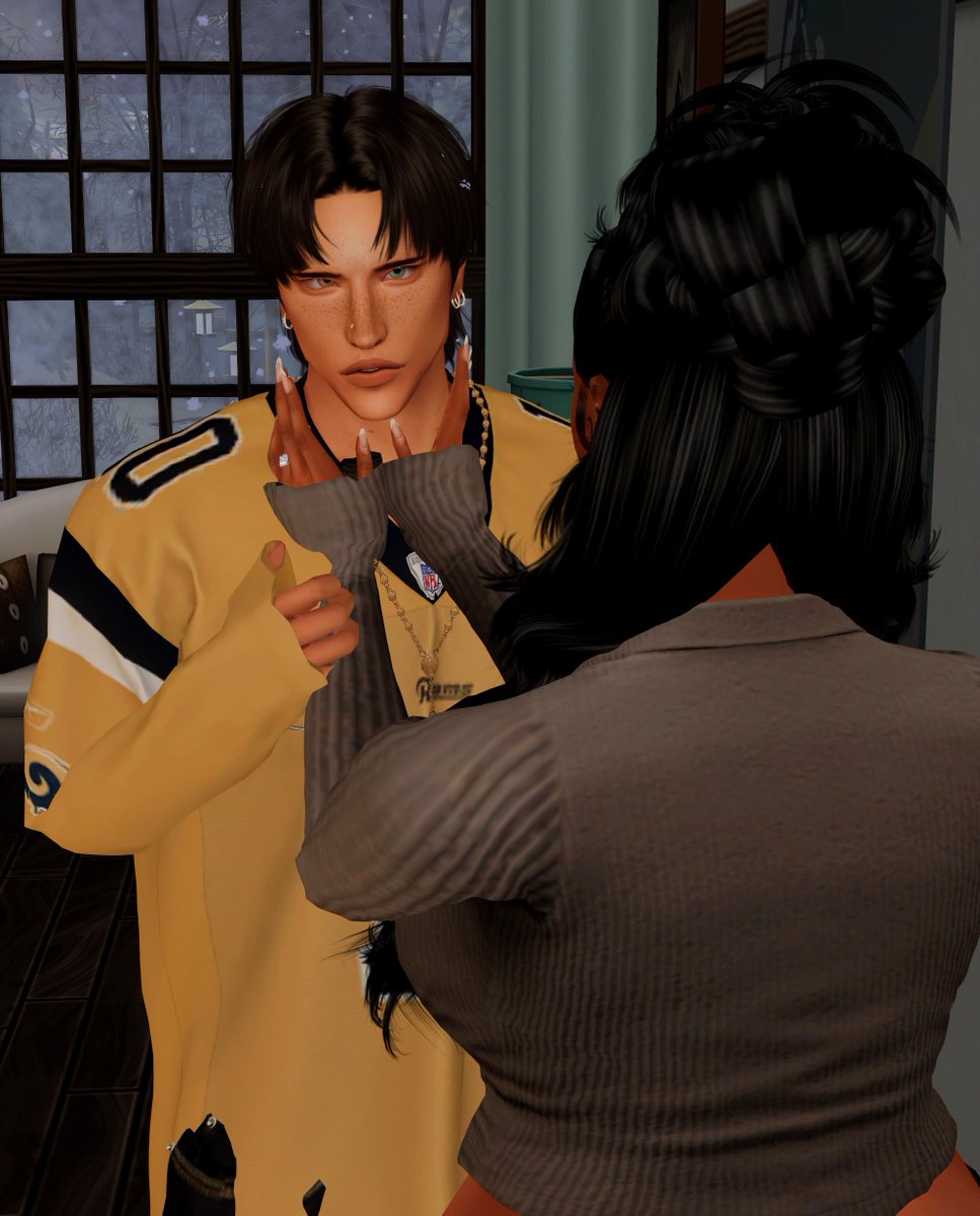 cozydez_'s tweet photo. Eva has been teasing Akira a bit too much 😭 She is starting to feel bad https://t.co/9okQIWtlAW
