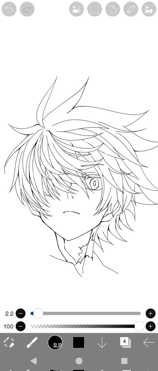 オリキャラ描いてます。有償依頼8時間したから描いてもいいでしょ? 