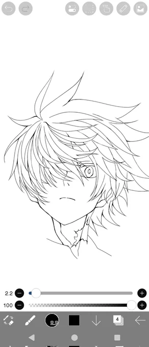 オリキャラ描いてます。有償依頼8時間したから描いてもいいでしょ? 