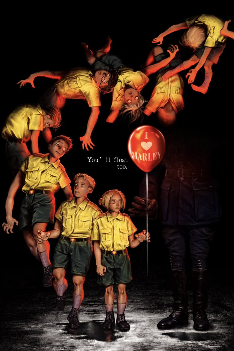 BENJAMIN_ORWILL's tweet image. Oh don’t worry, dear.
You know what they say about Marley?
Children who died here never really died.
They just float.

And YOU WILL FLOAT TOO.

#aot #AttackOnTitan