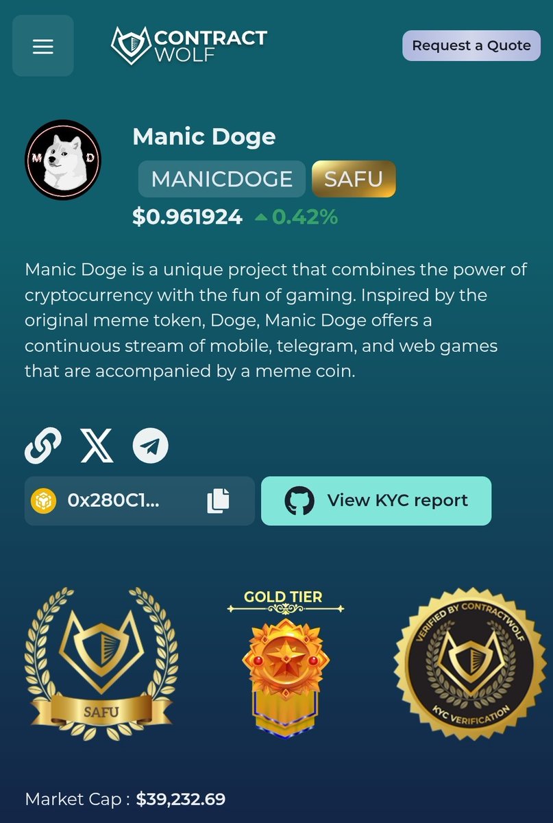 Manic Doge tweet media