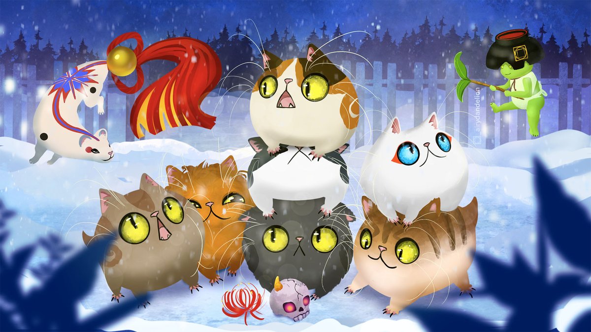 _airydandelion's tweet photo. Happy Nioh3 Year! #scampuss #Nioh2 #Nioh3 https://t.co/7SJrLfkqgB