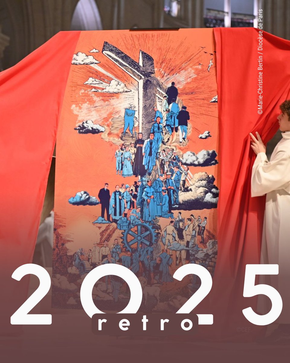 Eglisecatho's tweet image. [#Retro2025] Un jubilé mondial, l'anniversaire de nombreux textes fondateurs de l'Eglise catholique, de nouveaux saints, de nouveaux baptisés...quels ont été les moments forts pour l'Eglise catholique cette année ? 
 eglise.catholique.fr/actualites/567…