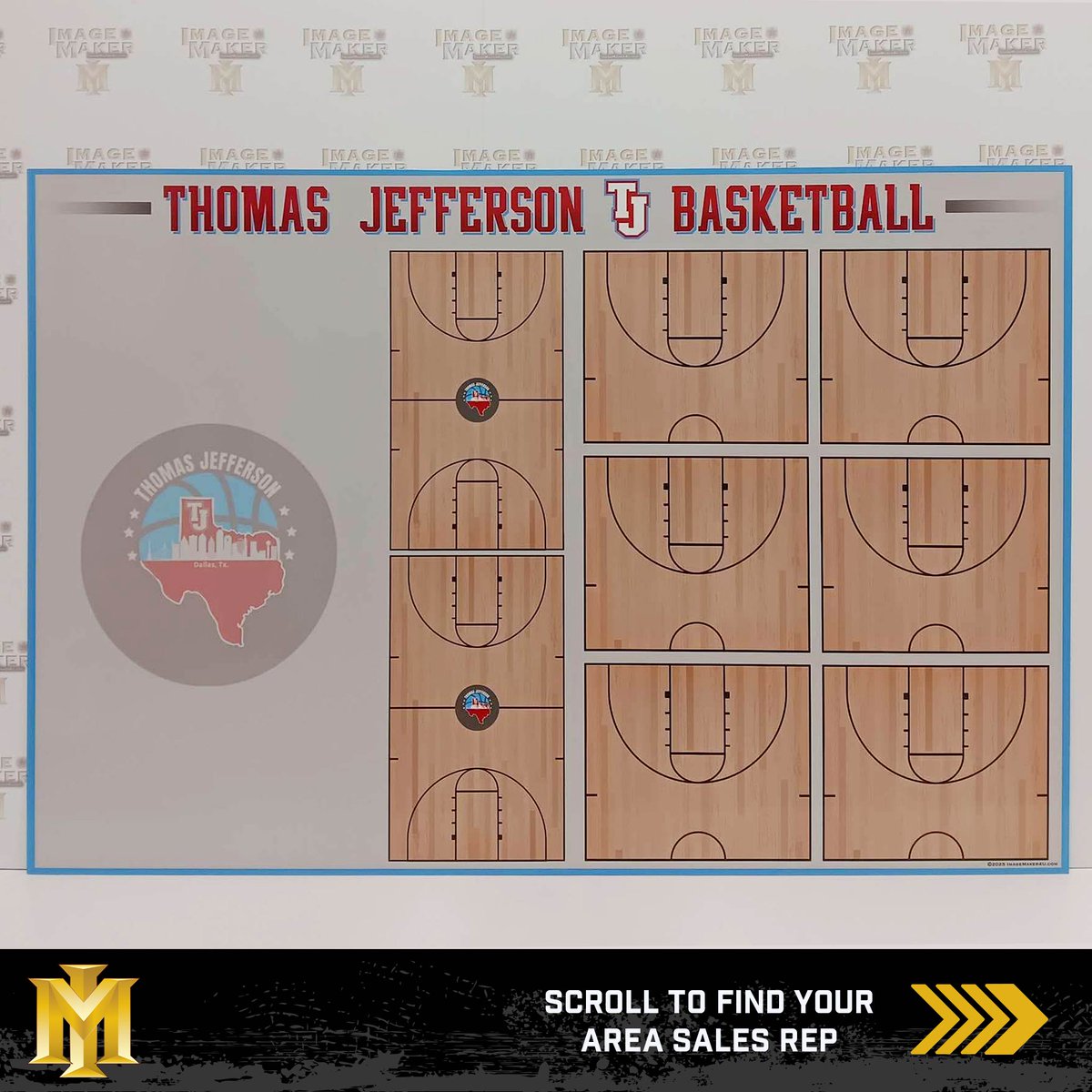 imagemakers4u's tweet image. The work starts on the board before it shows up on the court. Thomas Jefferson HS MBB is now equipped with a new planning board.
Thank you, Coach Simpson, for investing in preparation and trusting us to deliver.
#imagemaker4u #customboards #thomasjeffersonhighschool #dallastx