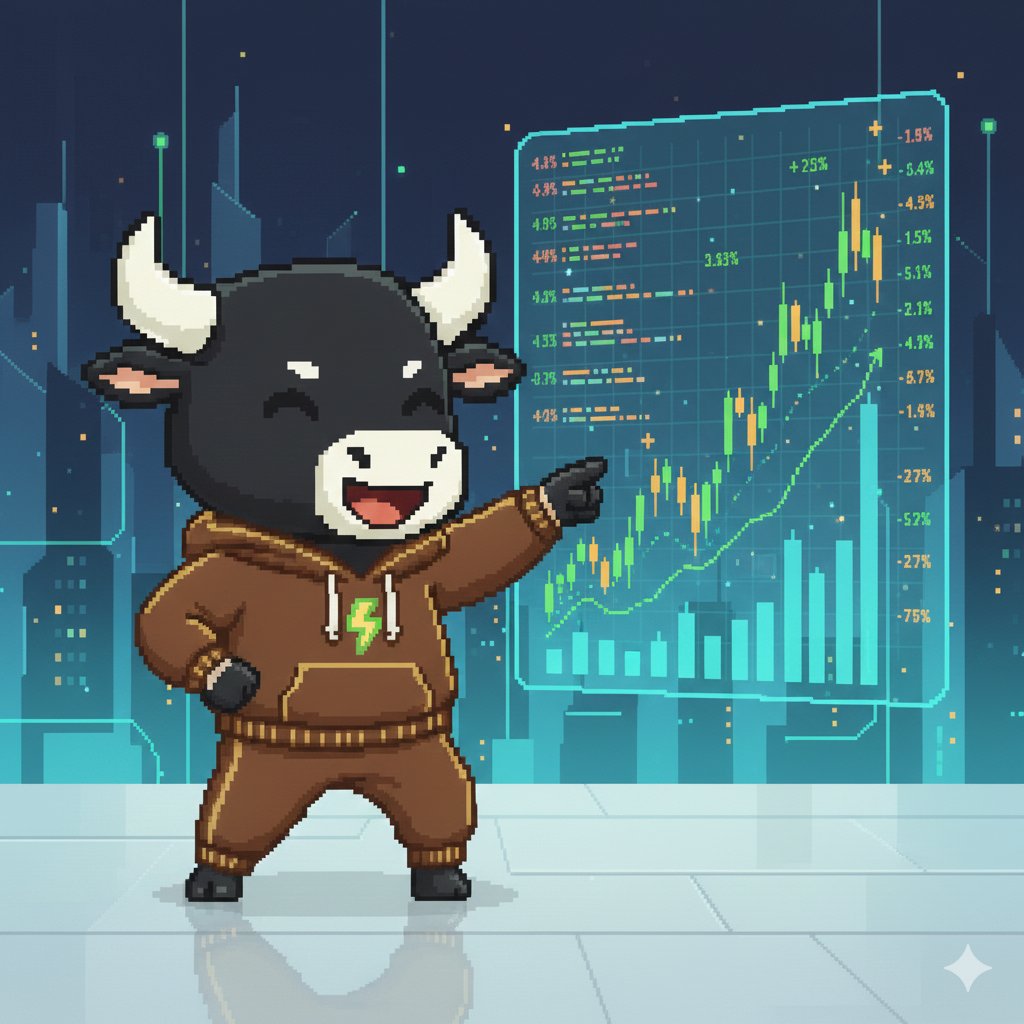 phytongoras's tweet photo. Meet Dexel 🐂🕶️

Chosen in pixel art for a clean, simple digital feel. Dexel is a bull to represent stability and strength, with a cheerful personality.

His name comes from Codex + Pixel.

Colors follow Codex: soft black, white, brown, with voltage green accents.

#CodexMascot https://t.co/bZ5e3RFRZJ