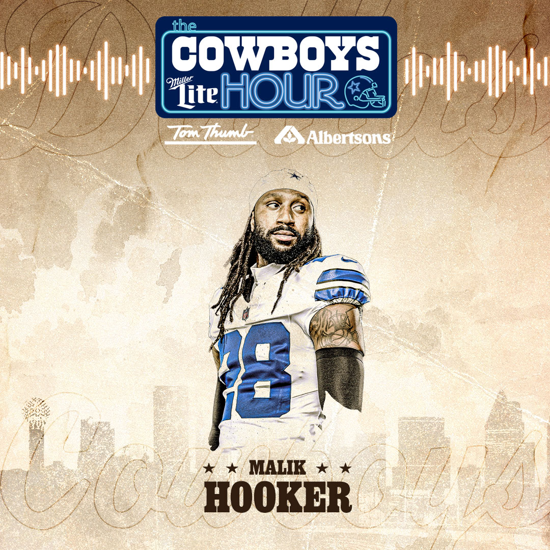 Tonight, @MalikHooker24 is joining Cowboys Hour presented by @MillerLite at 6pm!
@Albertsons | @TomThumb_Stores