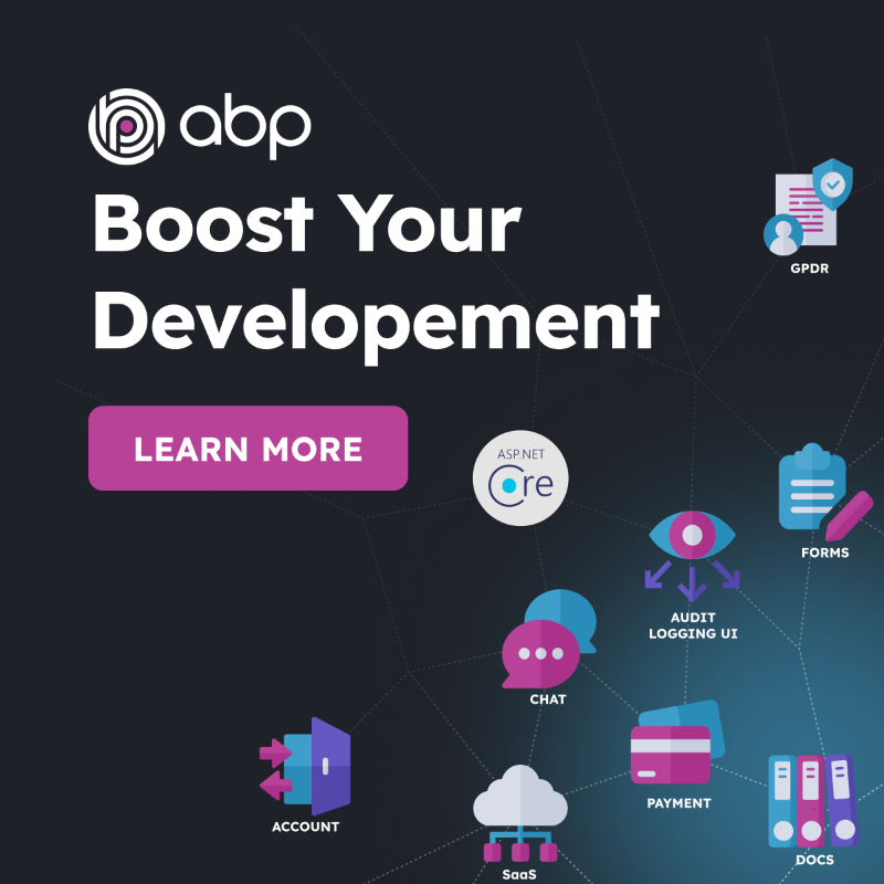 Enterprise apps need real structure. ABP gives you the patterns, tools ...