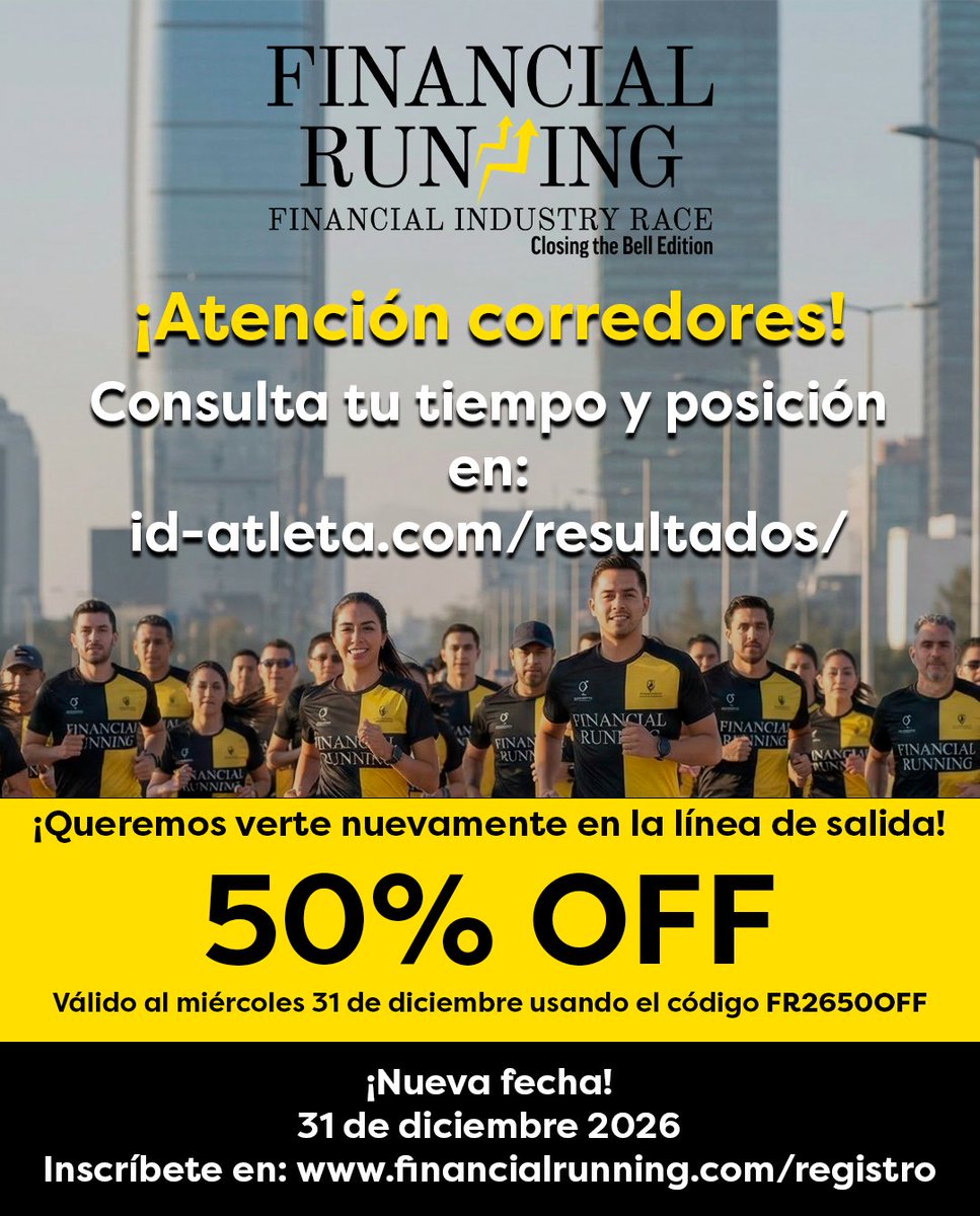 FINANCIAL RUNNING tweet media