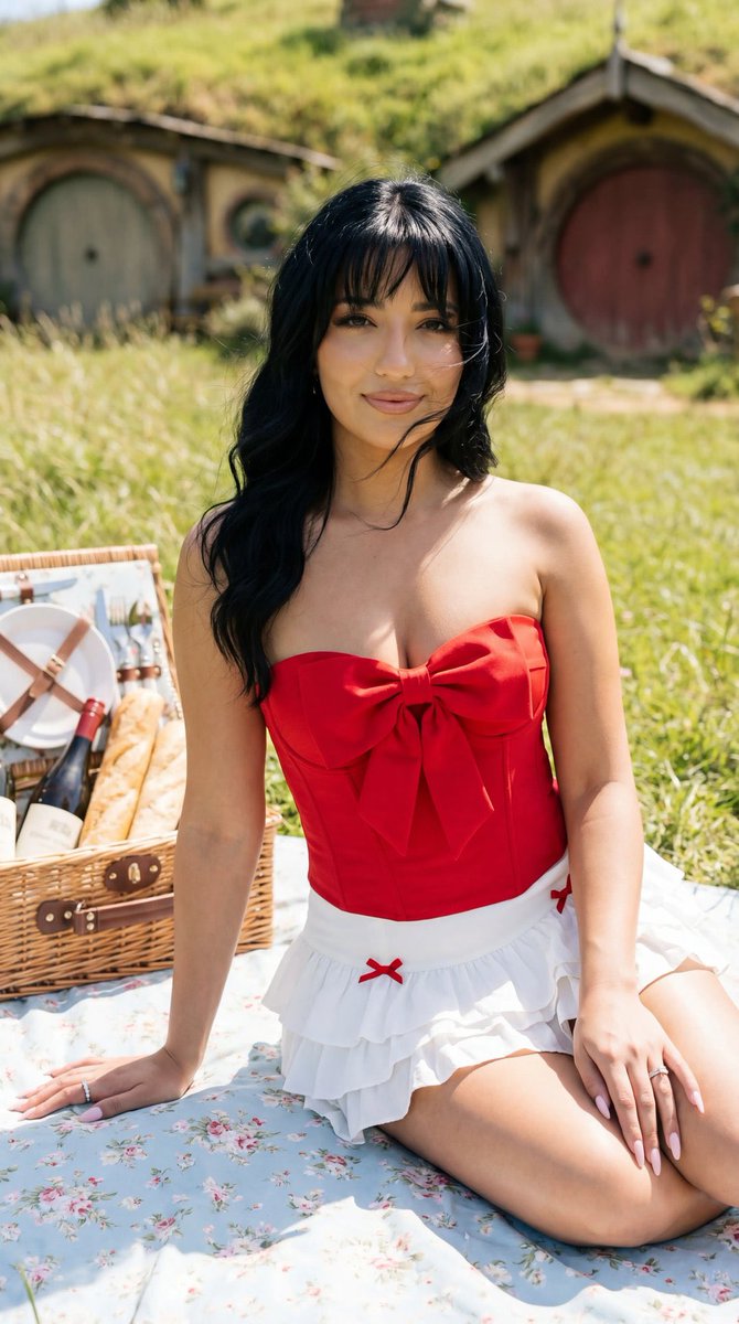 Charming Picnic Scene with a Twist