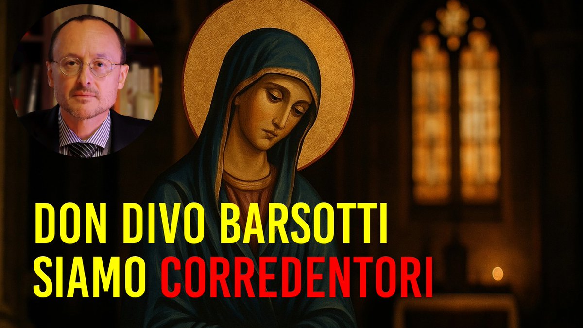 FedeCulturaEdiz's tweet image. In diretta. Ne "La mistica della riparazione" don Divo Barsotti ci guida sulla via della Corredenzione. Per completare in noi quello che manca alla Passione di Cristo. Una boccata di ossigeno spirituale. youtube.com/live/Qp0grnvgp…