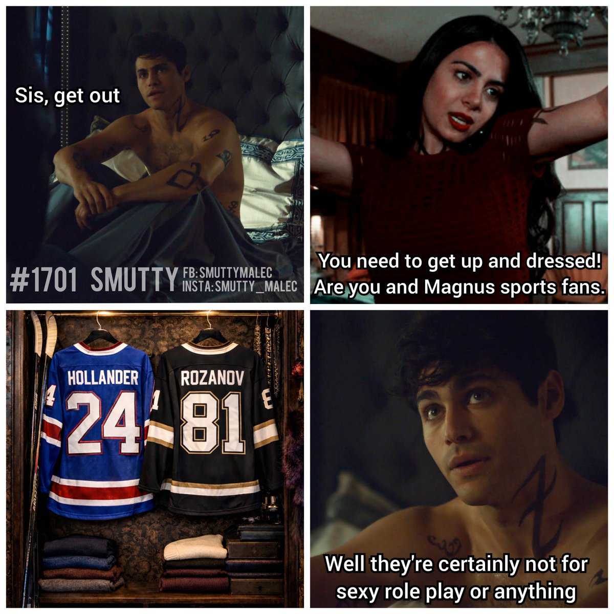 #1701 When the boys play dress up

#shadowhunters #shadowhunterstv #malec #aleclightwood #magnusbane #matthewdaddario #mattdaddario #harryshumjr #shumdario #SaveShadowhunters #shadowhunterslegacy #izzylightwood #isabellelightwood #emeraudetoubia